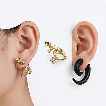 Серьга сөйкө У - спираль — это стильное украшение для любителей