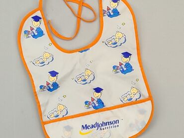 spodnie ze streczem wysoki stan: Baby bib, color - White, condition - Very good