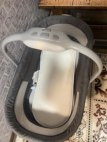 elektrikli dosek: Elektrik beşik/uşaq beşiyi - Müasir dizaynlı, yumşaq kənarlı oval — 2