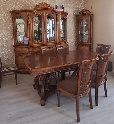 Digər mebel: RumiQonağ dəsti satılır 300₼. Təmiz ağacdı. Ünvan Zabrat &Rumi — 1