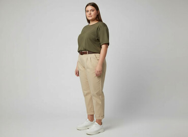 Shein, Material trousers for women, size 7XL