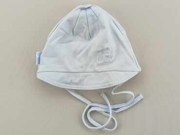 wiosenna czapka dla chłopca: Czapeczka, 0-3 m, stan - Dobry