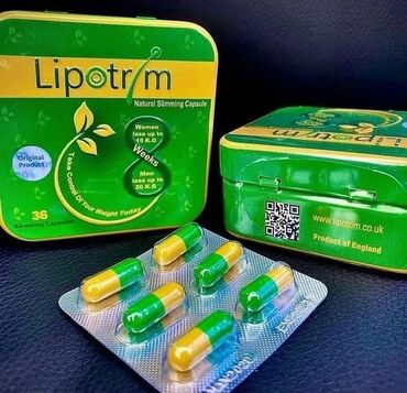 липотрим 8: İngiltərə istehsali Lipotrim 1 qutuda 36 kapsul olur. İstifadəsi her