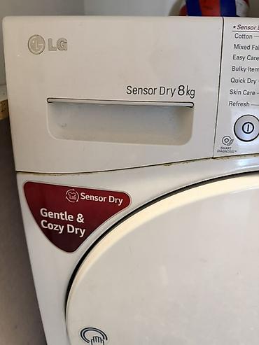 Сушилки: LG Sensor Dry 8 kq paltarqurudan Xüsusiyyətlər: - 8 kq tutum - Sensor — 2