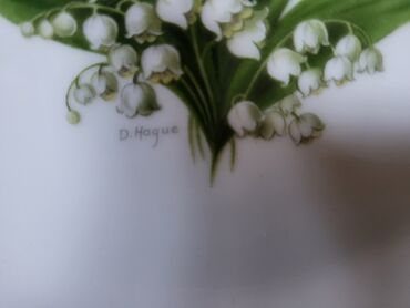 Ostalo posuđe: Tanjir nov dekorativni Schumann 1945g+ Nemacka. Porcelanski — 4