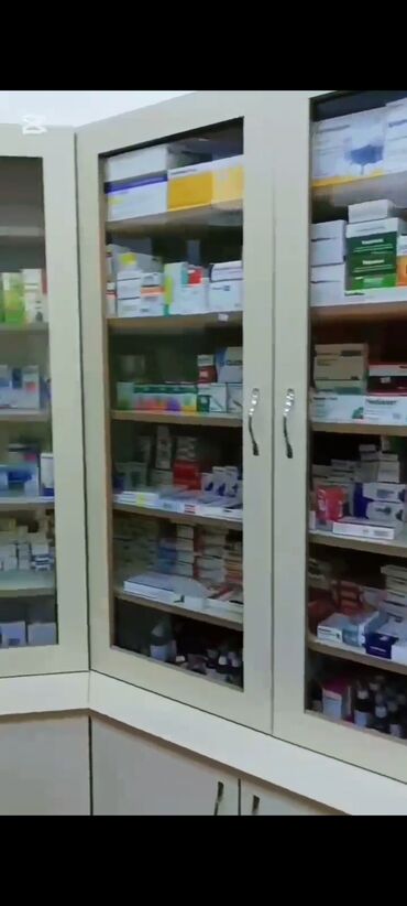 Rəf vitrinləri: Aptek avadanlıqları və tam komplekt rəf-sistemləri - Məhsul: Aptek — 7