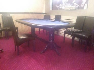 Stolovi: Poker stolovi – profesionalne izrade cena zavisi od dimenzije - — 7