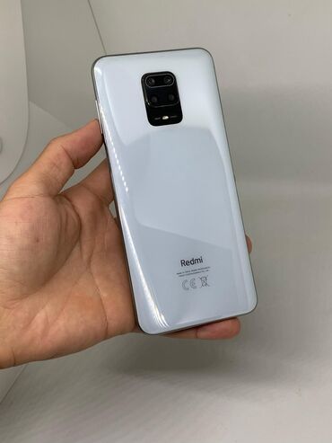 мобильные бу телефоны: Redmi, Redmi Note 9 Pro, Колдонулган, 128 ГБ, түсү - Ак, 2 SIM
