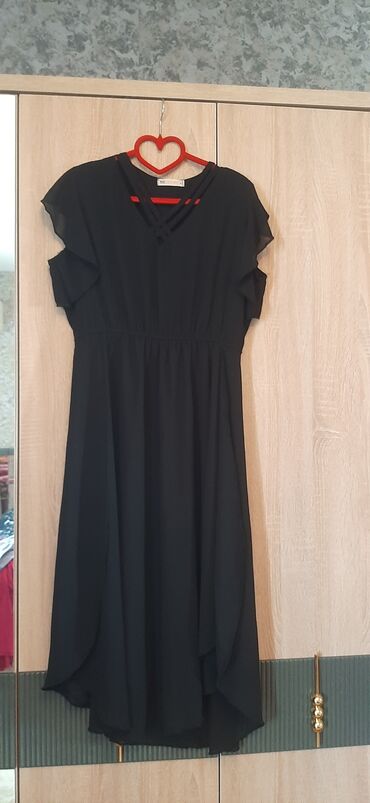 qırmızı don: Повседневное платье, Макси, XL (EU 42)