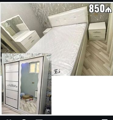 Yataq otağı dəstləri: 2 təknəfərlik çarpayı, Dolab, Tumba, Türkiyə, Yeni — 7