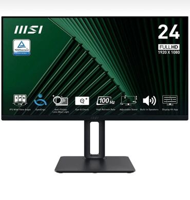 Monitorlar: Msi Pro MP245PG 100Hz Monitor * Ekran Ölçüsü: 23.8 düym * Yeniləmə