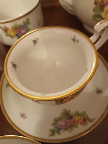 Çay dəstləri və servizlər: Çay dəsti, rəng - Ağ, Farfor, 6 nəfərlik, Almaniya — 21