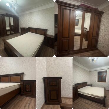 Qonaq otağı dəstləri: İkinəfərlik çarpayı, Dolab, Termo, 2 tumba, İşlənmiş