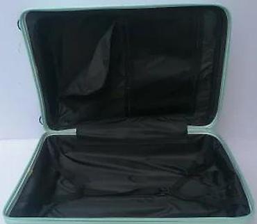 Putni koferi i torbe: Tvrdi kofer na točkiće – mint zelena boja - Materijal: lagana tvrda — 24