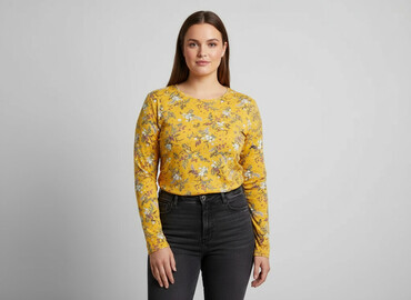 koszulka z dlugim rekawem: Clockhouse, Women`s T-shirt, size XL