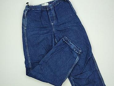 czarne cargo pull and bear: Bershka, Jeansy damskie, rozmiar 2XS — 1