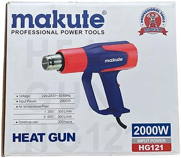 pila: Makute HG121 istilik fenı – peşəkar güc aləti - Güc: 2000W - — 1