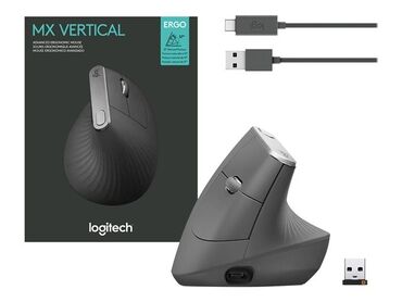 logitech mx keys: Вертикальная мыш logitech MX vertical новая нераспакованная