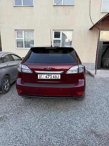 Lexus RX: 2010 г., 3.5 л, Автомат, Бензин, Кроссовер