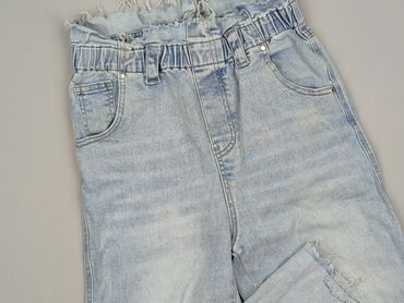 jeansy damskie z poszarpanymi nogawkami: Jeans for women, size S