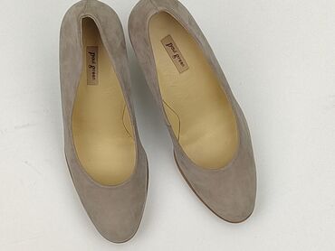 jakie buty do srebrnej sukienki: Flat shoes for women, 40, condition - Very good