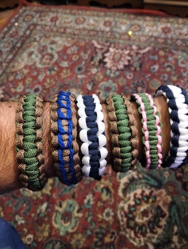 Bilərziklər: Parakord bilərziklər – əl işi Məhsul təsviri: - Yüksək keyfiyyətli — 7