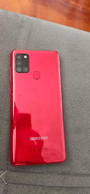 optimal samsung a10: Samsung Galaxy A21S, 32 GB, rəng - Qırmızı, İki sim kartlı — 2