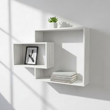 буфеты буу: Полка навесная P010 (Юта) Большая и стильная настенная полка для книг