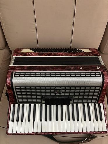 akkardion: Pianino klaviaturalı akkordeon - Korpus: şabalıd-şərab rəngli “nacre” — 4