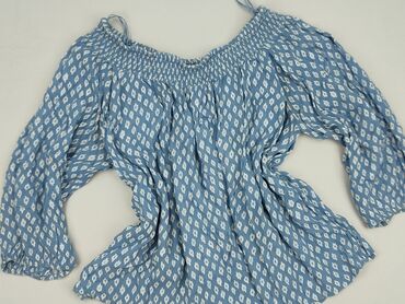biała bluzka z krótkim rękawem zara: Women's blouse, size S