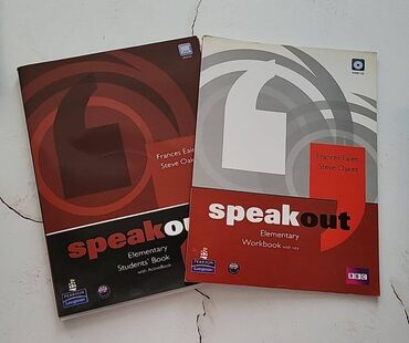 uşaq yazı kitabları: Speakout elementary.Kitab səliqəli istifadə olunub.Workbook və