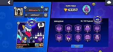 pultlu masin 07: Brawl Stars hesabı – güclü və zəngin kontentli oyun profili - Kupa — 1