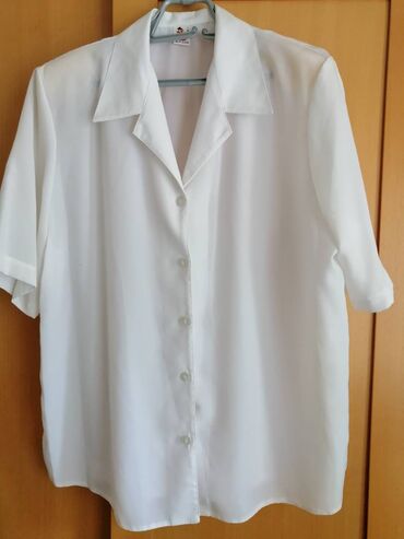 Košulje, bluze i tunike: 3XL (EU 46), bоја - Bela