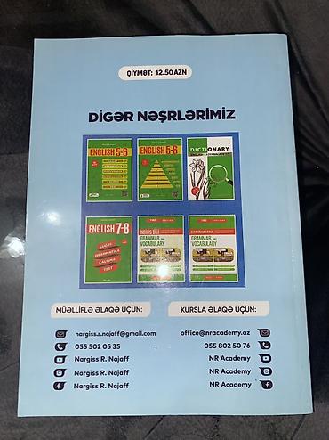 Testlər: Nərgiz Nəcəf. English. 100 sınaq Buraxılış imtahanına hazırlaşanlar — 2