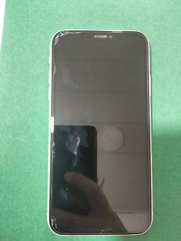 iphone xr ekran: IPhone Xr, 128 GB, Ağ, Qırıq — 2