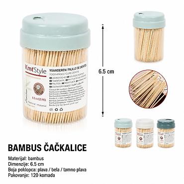KMT Dvostruki šiljak čačkalice 5404216 Opis: - Bambus čačkalice sa