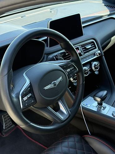 Другие автомобили: Редкая модификация Genesis G70, темно-синий седан бизнес‑класса с — 19