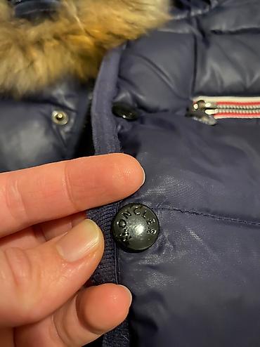 Jakne, kaputi i prsluci: MONCLER perijana jakna 5 6 godina Moze za devojcice i za decake Teget — 13
