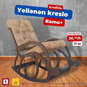 Kreslolar: Yeni, Kreslo-kaçalka, Kredit var, Şəhərdaxili pulsuz çatdırılma — 17