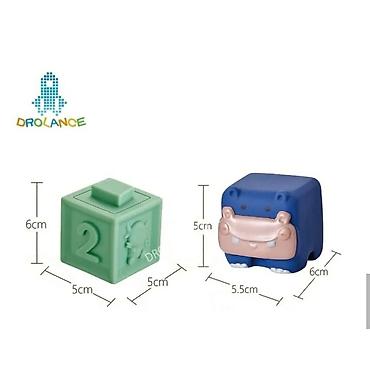 3d draperi: 3D efekti olan öyrədici kubiklər. Kubikin dörd bir yanı övladınızın — 6