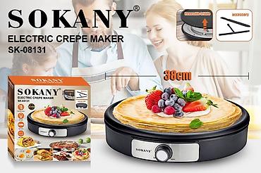 жарка блинов: Электрическая блинница SOKANY SK-08131 - Диаметр рабочей поверхности — 1