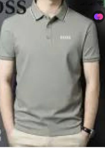 Футболки: Мужская футболка, 3XL (EU 46), Hugo Boss, Новый, цвет - Зеленый, Самовывоз, Бесплатная доставка, Платная доставка