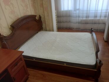 çarpayı satışı: Двуспальная кровать, С матрасом