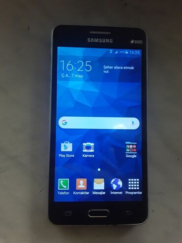 galaxy grand: Samsung Galaxy Grand 2, 8 GB, rəng - Boz, Düyməli