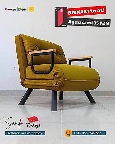 Kreslolar: Yeni, Kreslo-kravat, Parça, Kredit var, Çatdırılma yoxdur — 7