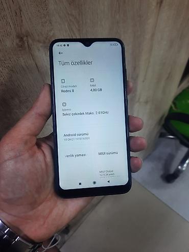 redmi islənmis: Redmi 8, 64 GB, rəng - Qara, Barmaq izi — 2