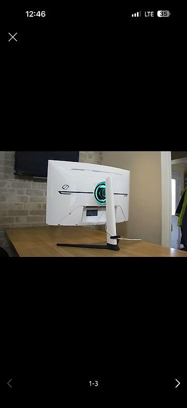 hp laserjet 1010: Монитор, Samsung, Б/у, OLED, 32" - 33" — 1