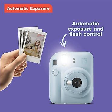 fotoaparatlar: Fujifilm Instax mini 12 – ani fotoaparat (ağ) - Instax mini — 8