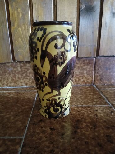 magnetni čistač prozora za duplo staklo: Vase, Glass, color - Blue