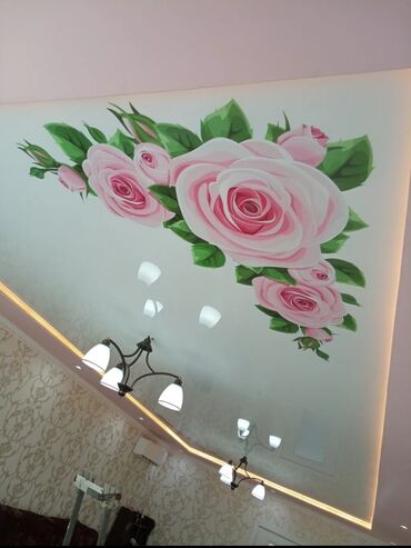 Натяжной потолок: Натяжной потолок Глянцевое, Матовое, 3D потолки Гарантия, Бесплатная консультация, Бесплатный замер — 11